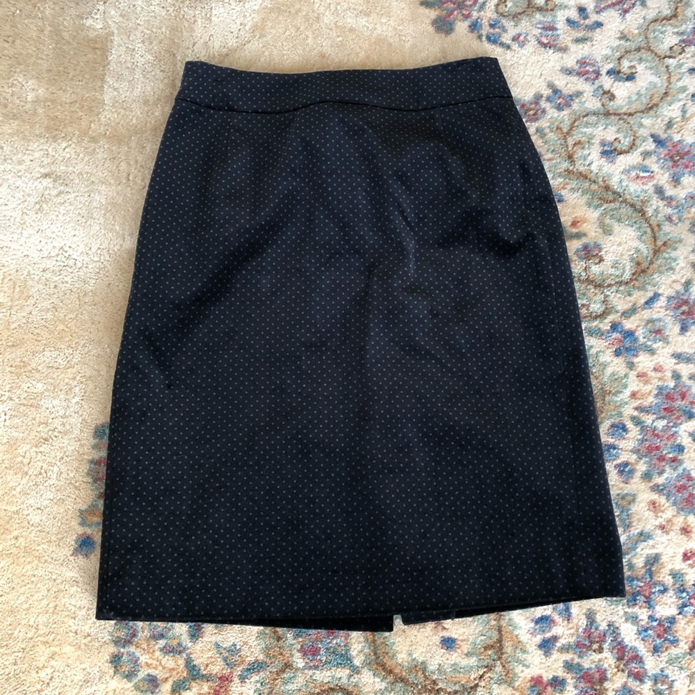 J. Crew Velvet Polka Dot Skirt Size 6
